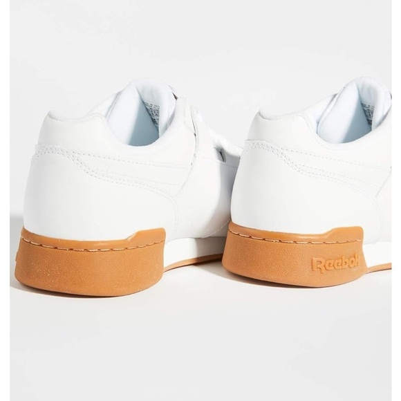 Reebok Workout Plus Sneakers in white gum - Picture 2 of 10